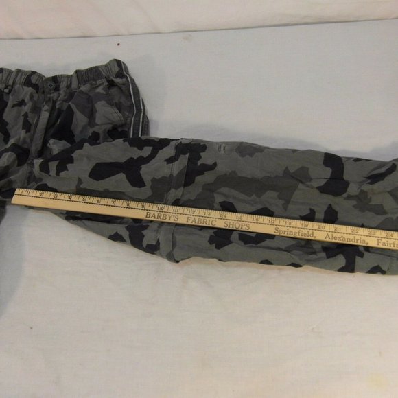 YOUTH BOY'S szLARGE URBAN PIPELINE CITY CAMOUFLAGE GRAY ZIPPER FLY PANTS IG1045 - Picture 3 of 12